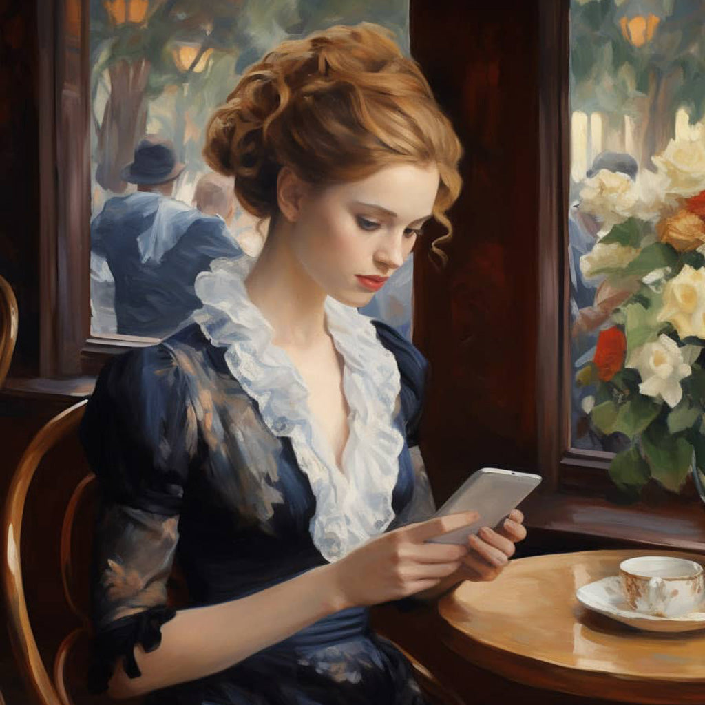 a Renoir-style painting by Midjourney art