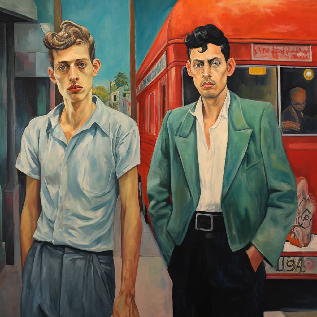 a Dix-style painting by Instagram Midjourney artist