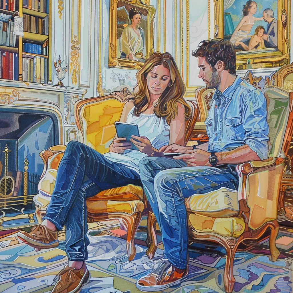 a Signac-style painting by Instagram Midjourney artist