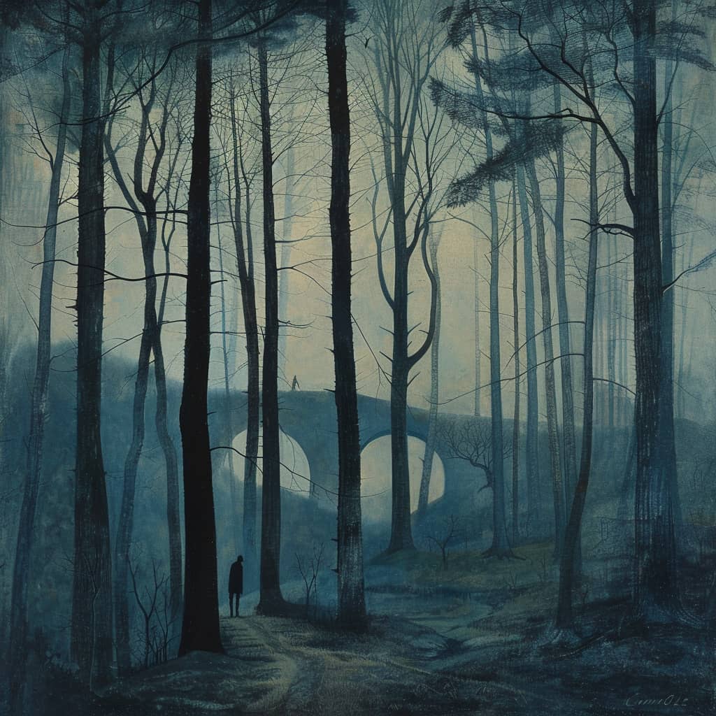 a Friedrich-style painting by Instagram Midjourney artist