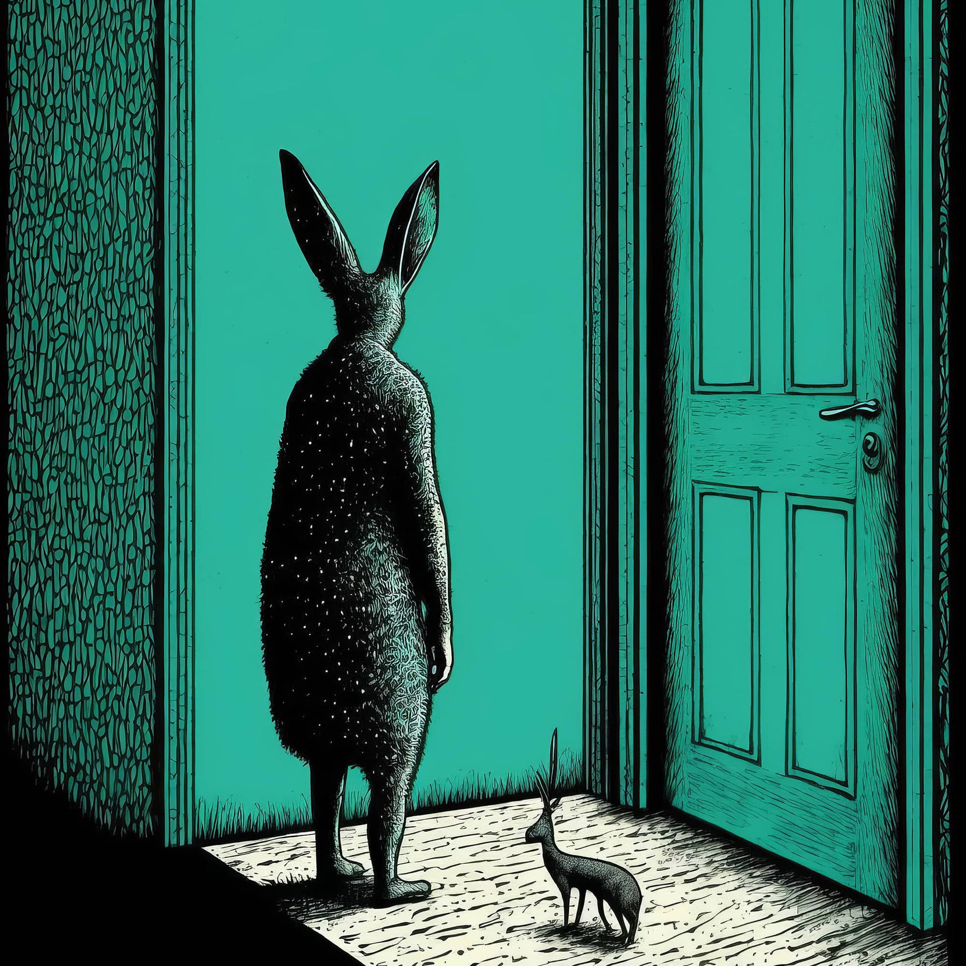 spiral notebook desk decor by surreal AI art