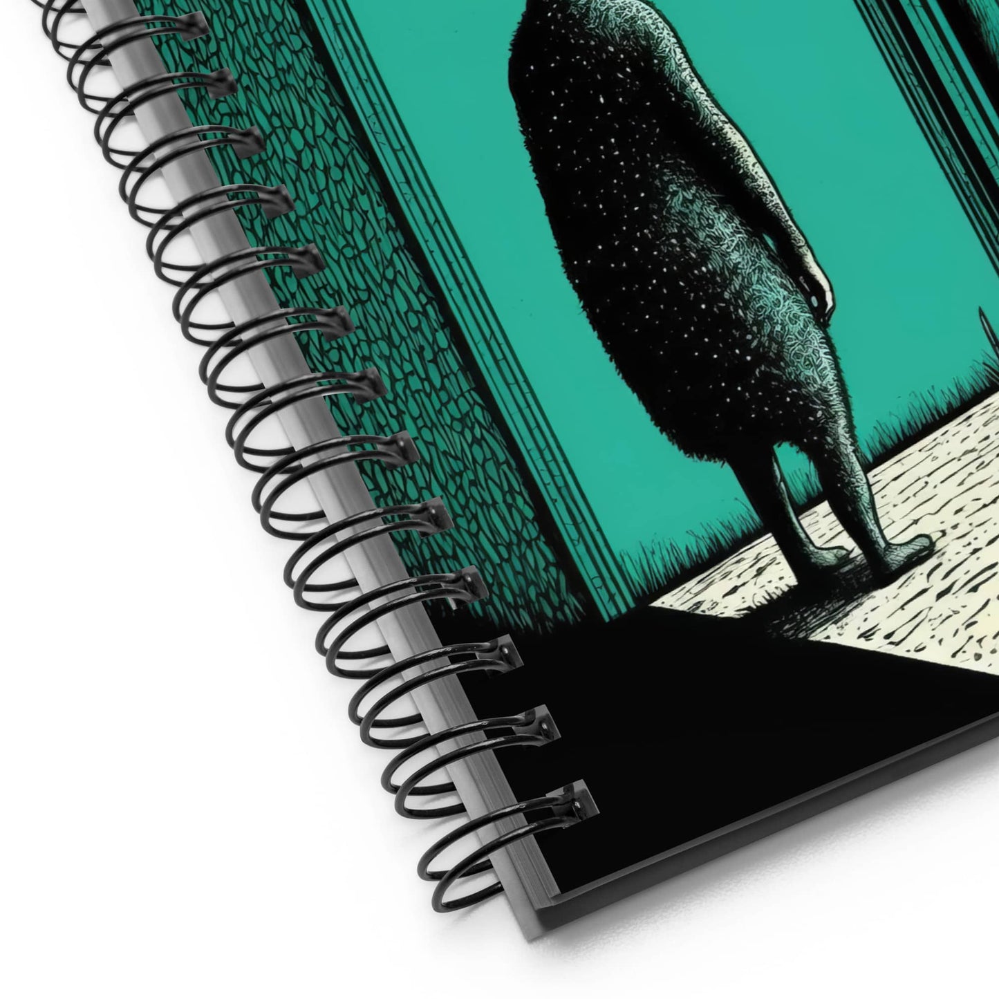 spiral notebook desk decor by surreal AI art