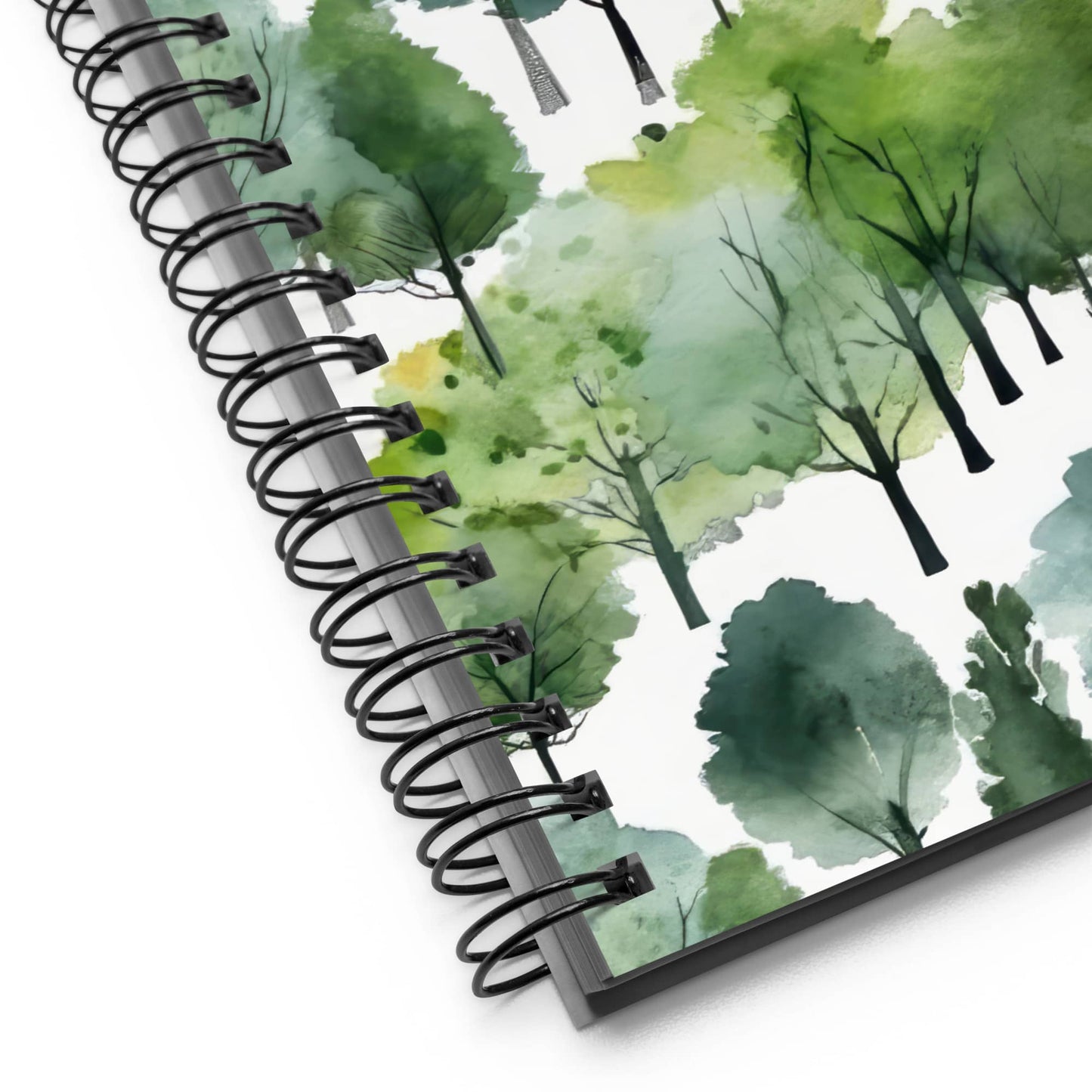 spiral notebook desk decor by pattern AI art