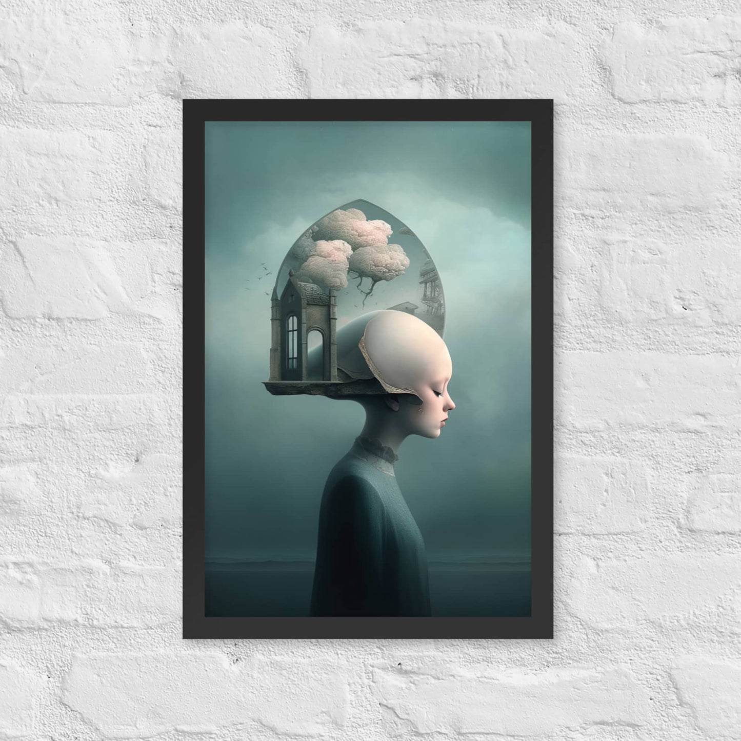 wall art room decor by surreal AI art