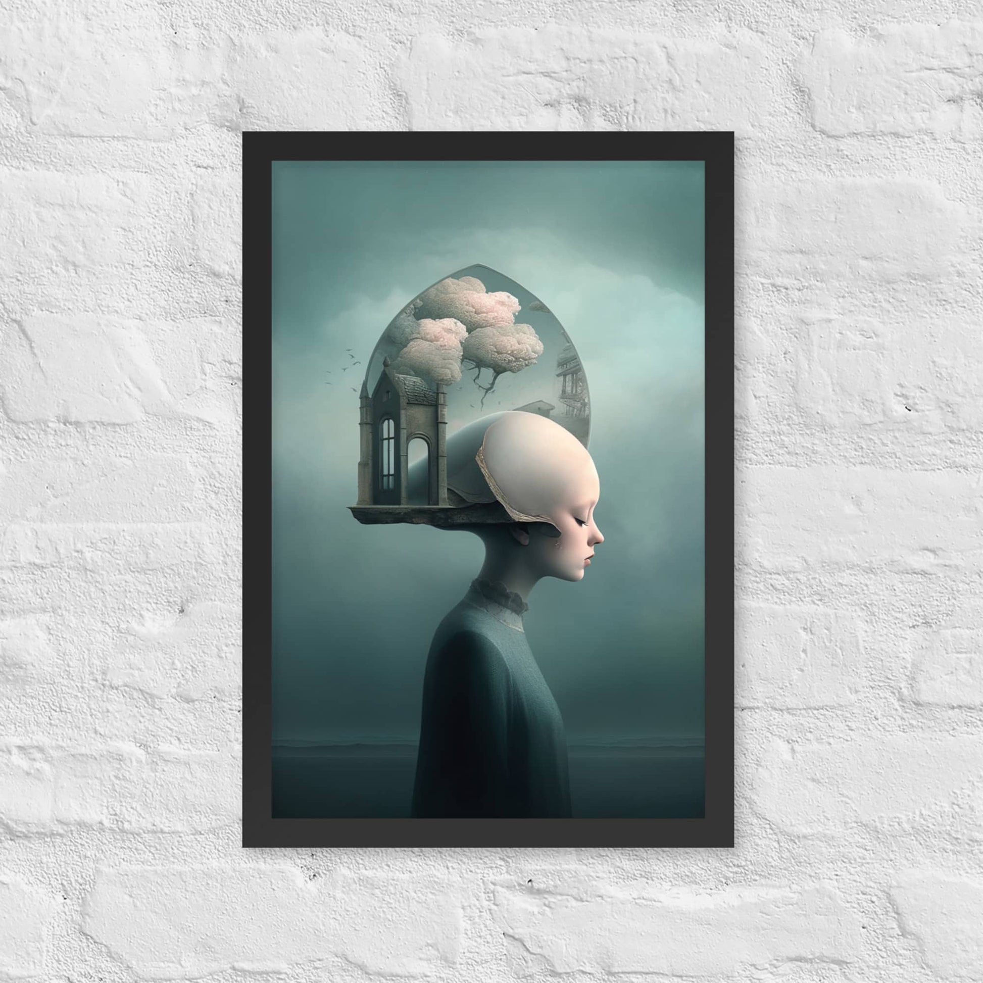 wall art room decor by surreal AI art
