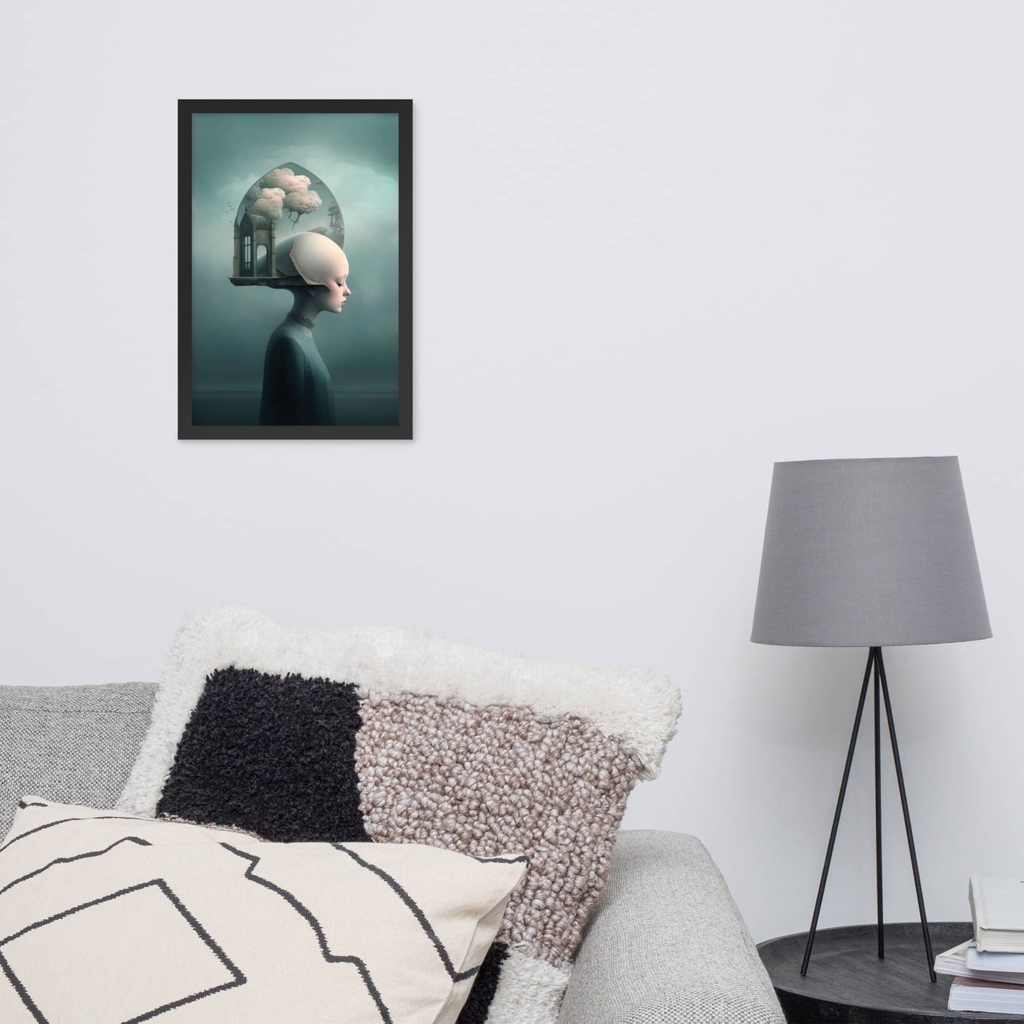 wall art room decor by surreal AI art