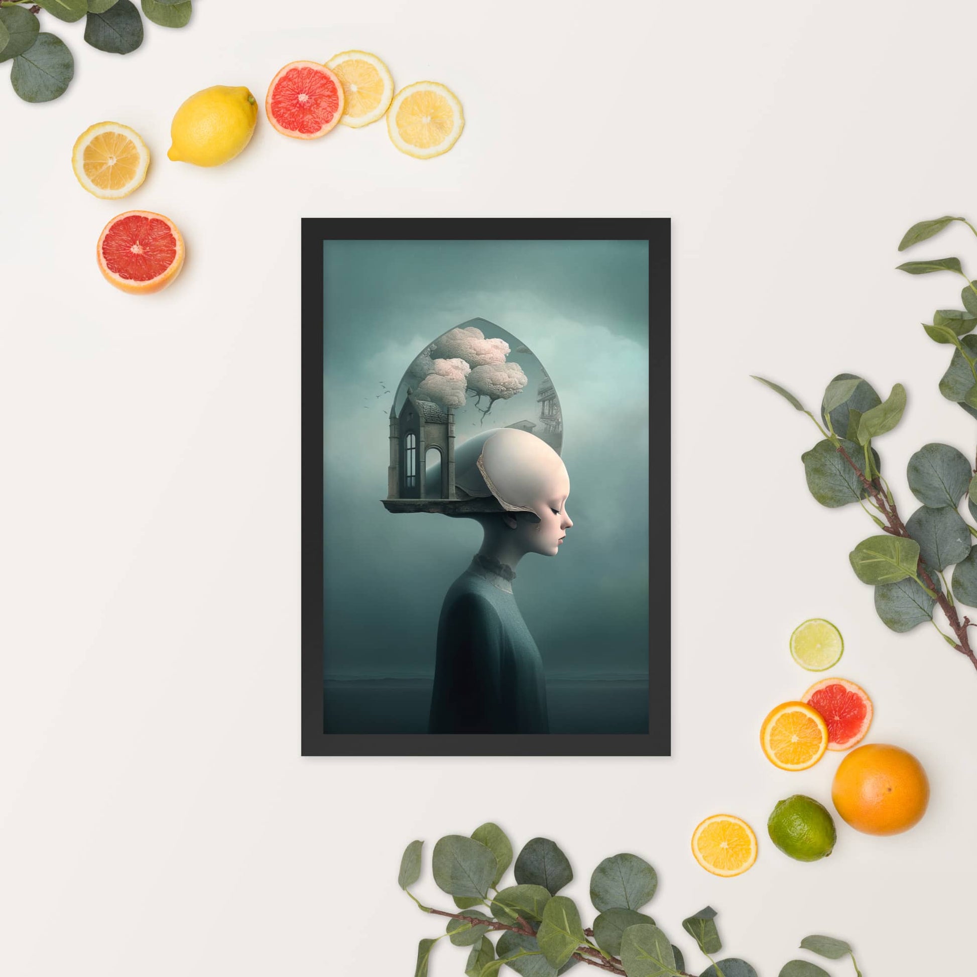 wall art room decor by surreal AI art