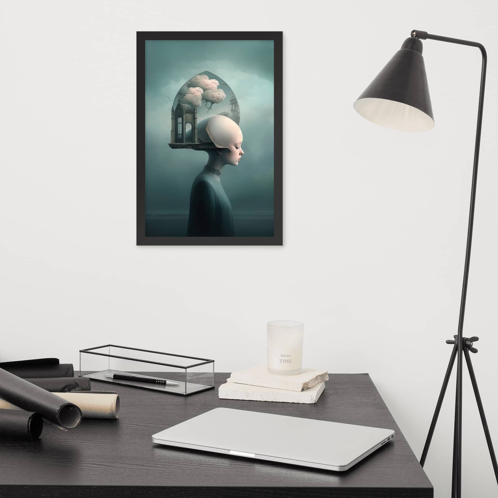 wall art room decor by surreal AI art