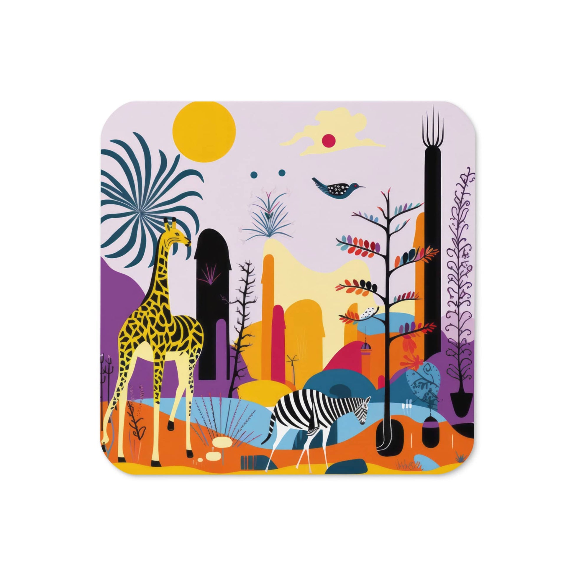 cup coaster table decor by Instagram surreal AI artist