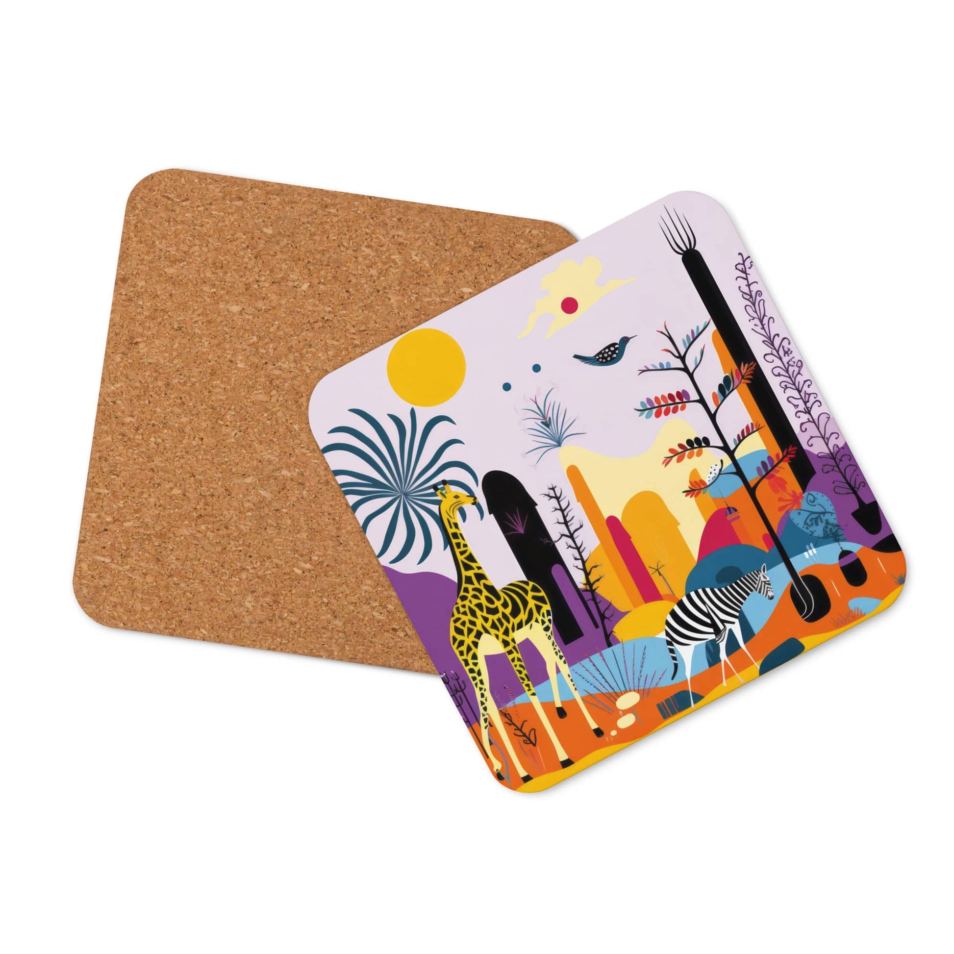 cup coaster table decor by Instagram surreal AI artist