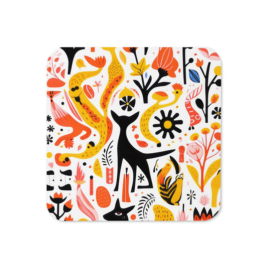 cup coaster table decor by Instagram surreal AI artist