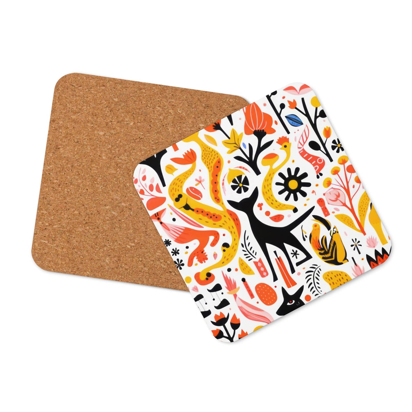 cup coaster table decor by Instagram surreal AI artist