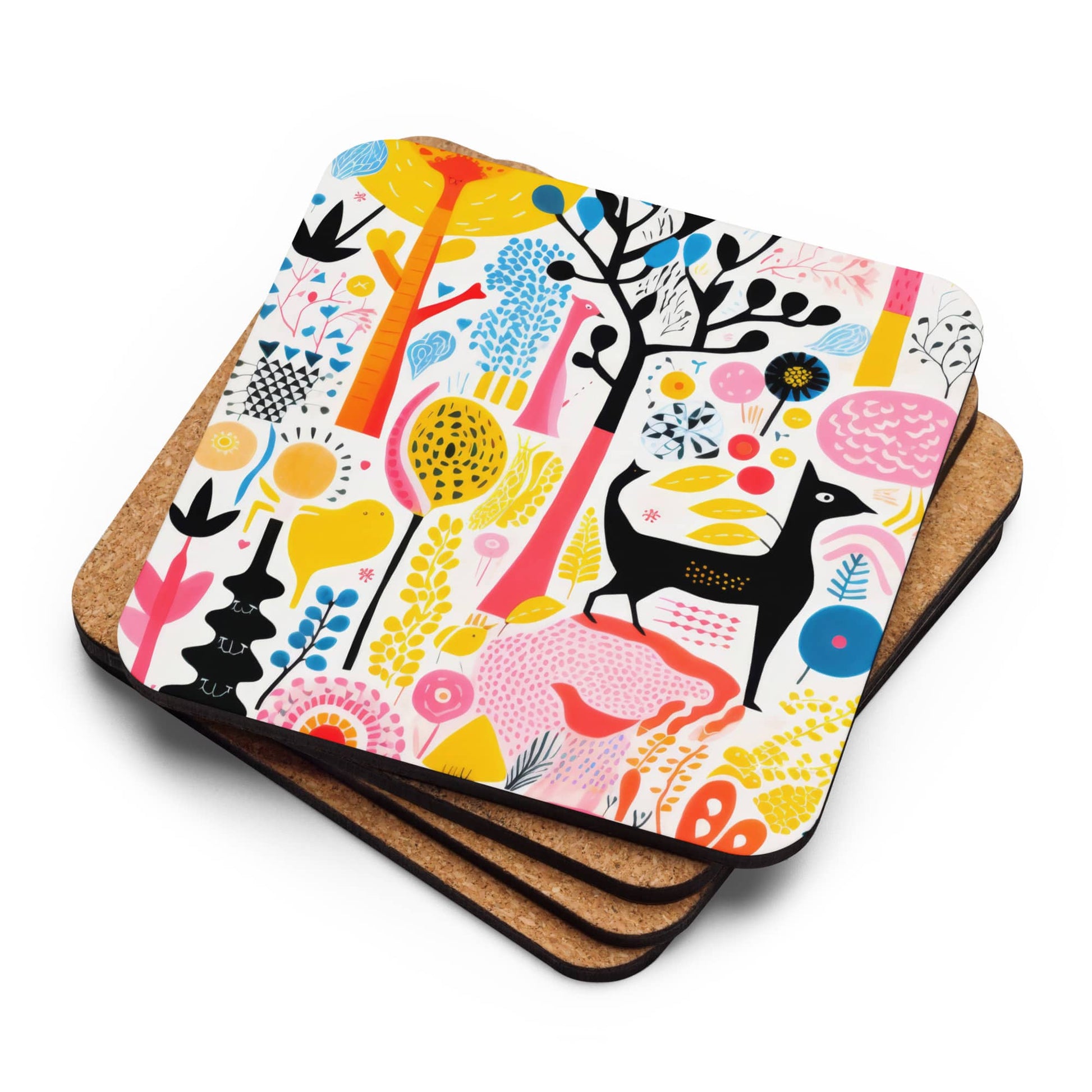 cup coaster table decor by Instagram surreal AI artist