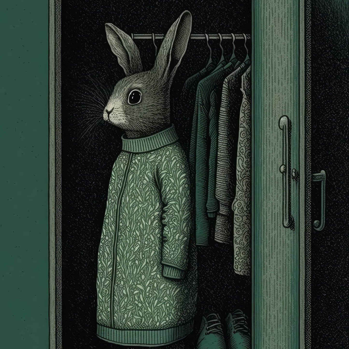 spiral notebook desk decor by surreal AI art