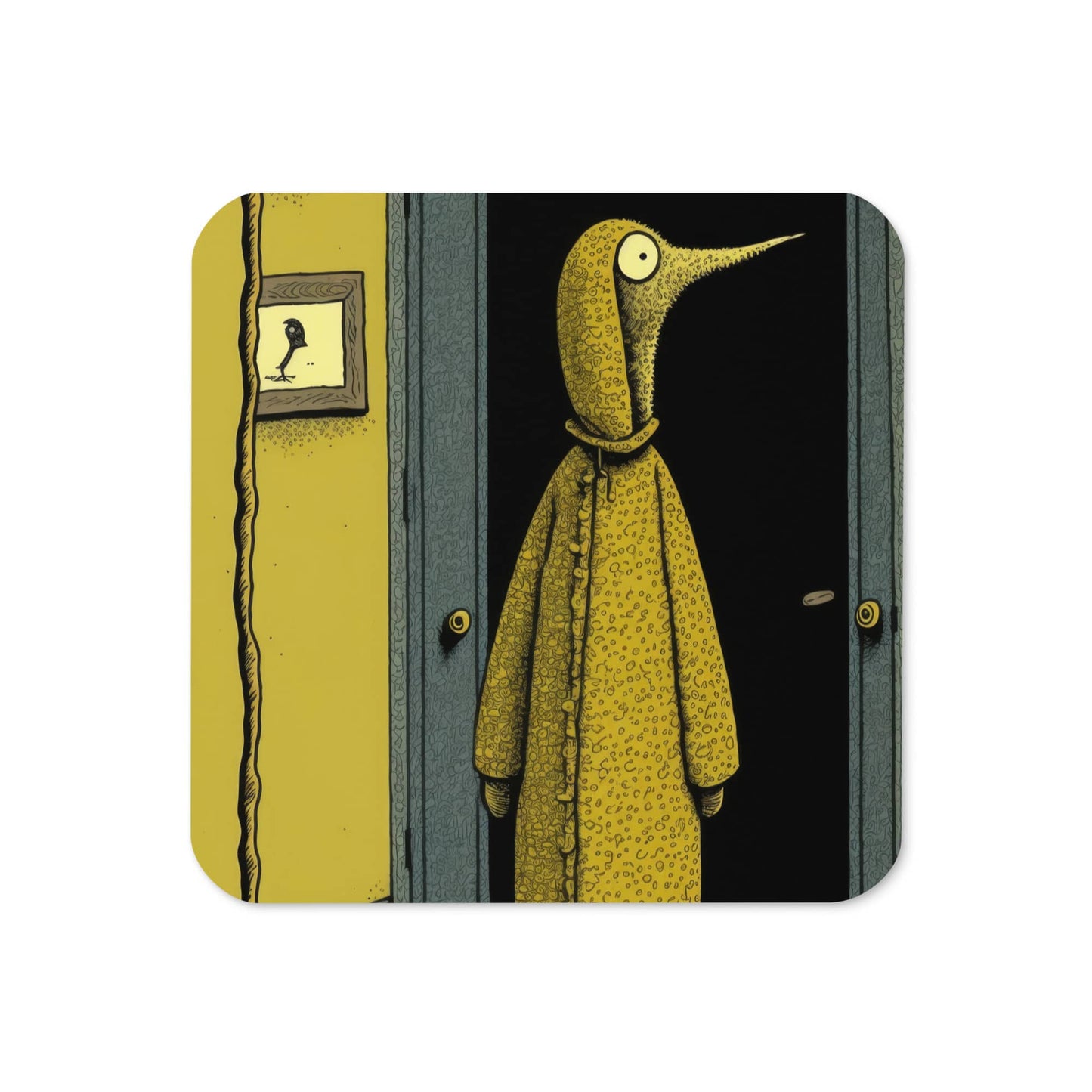 cup coaster table decor by surreal AI art