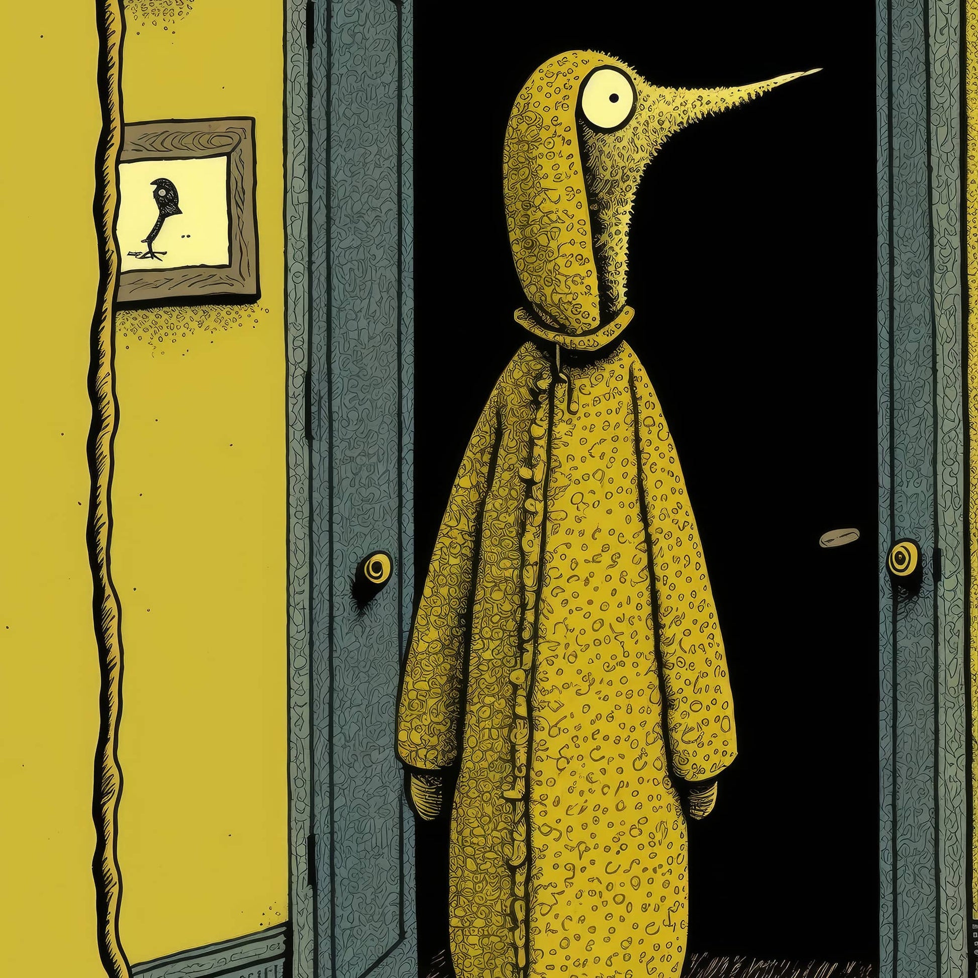 cup coaster table decor by surreal AI art