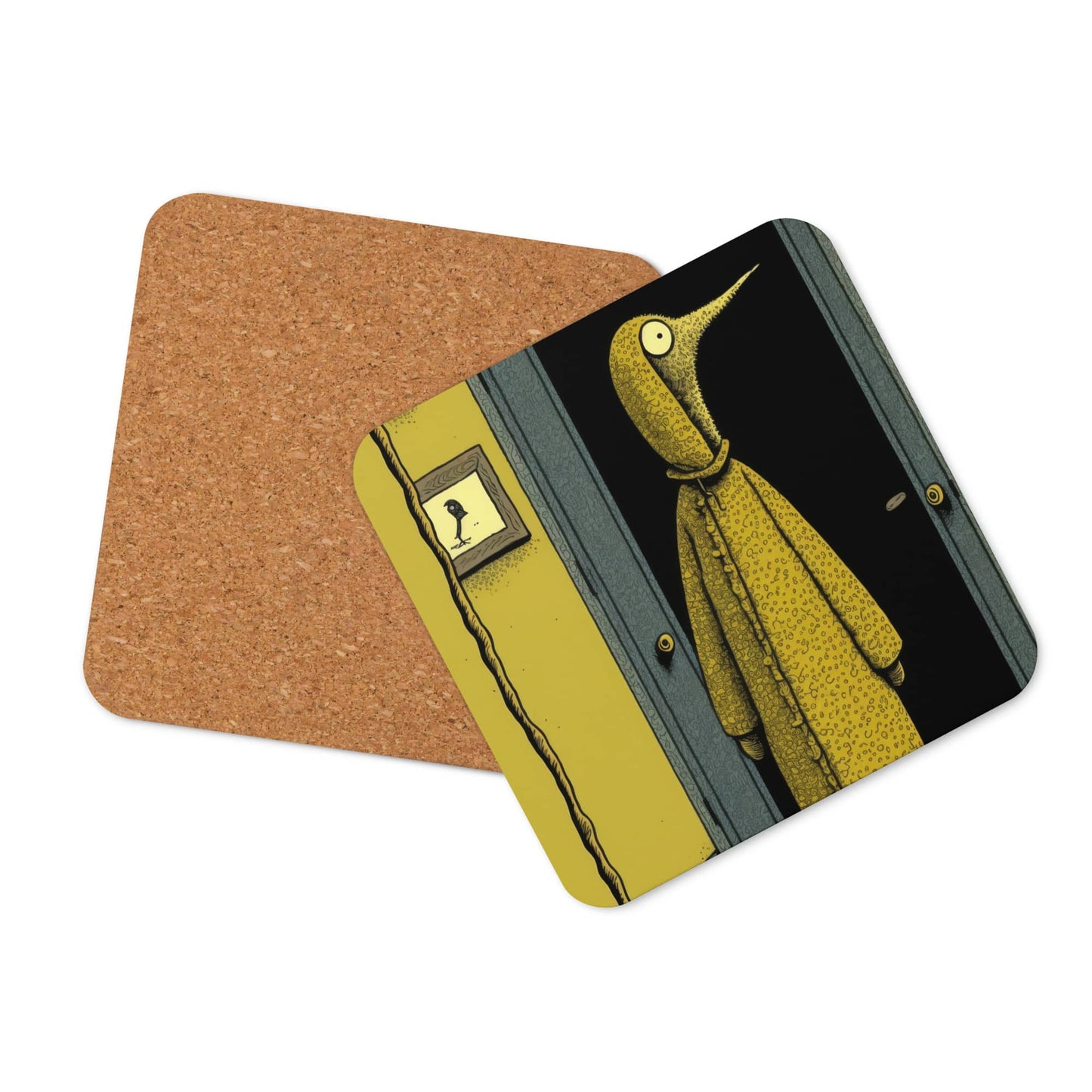 cup coaster table decor by surreal AI art