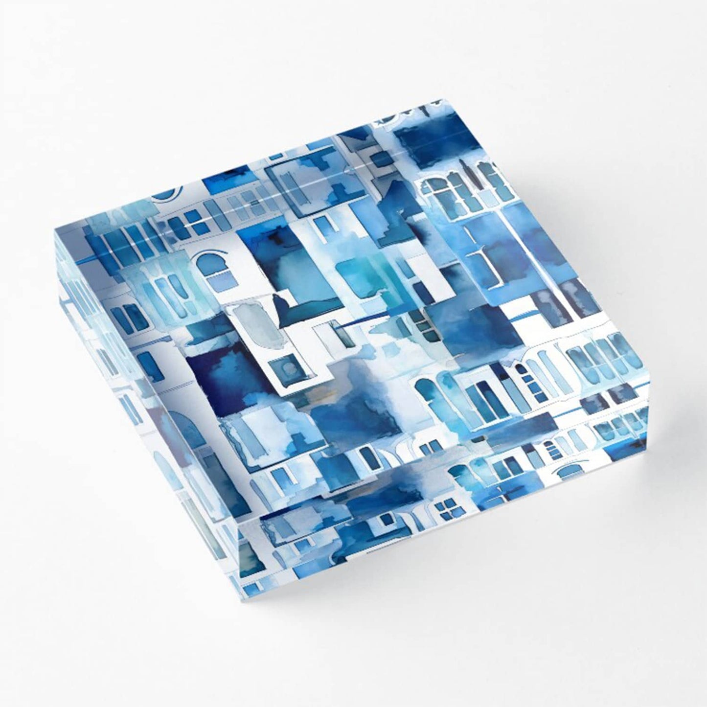 acrylic block desk decor by pattern AI art