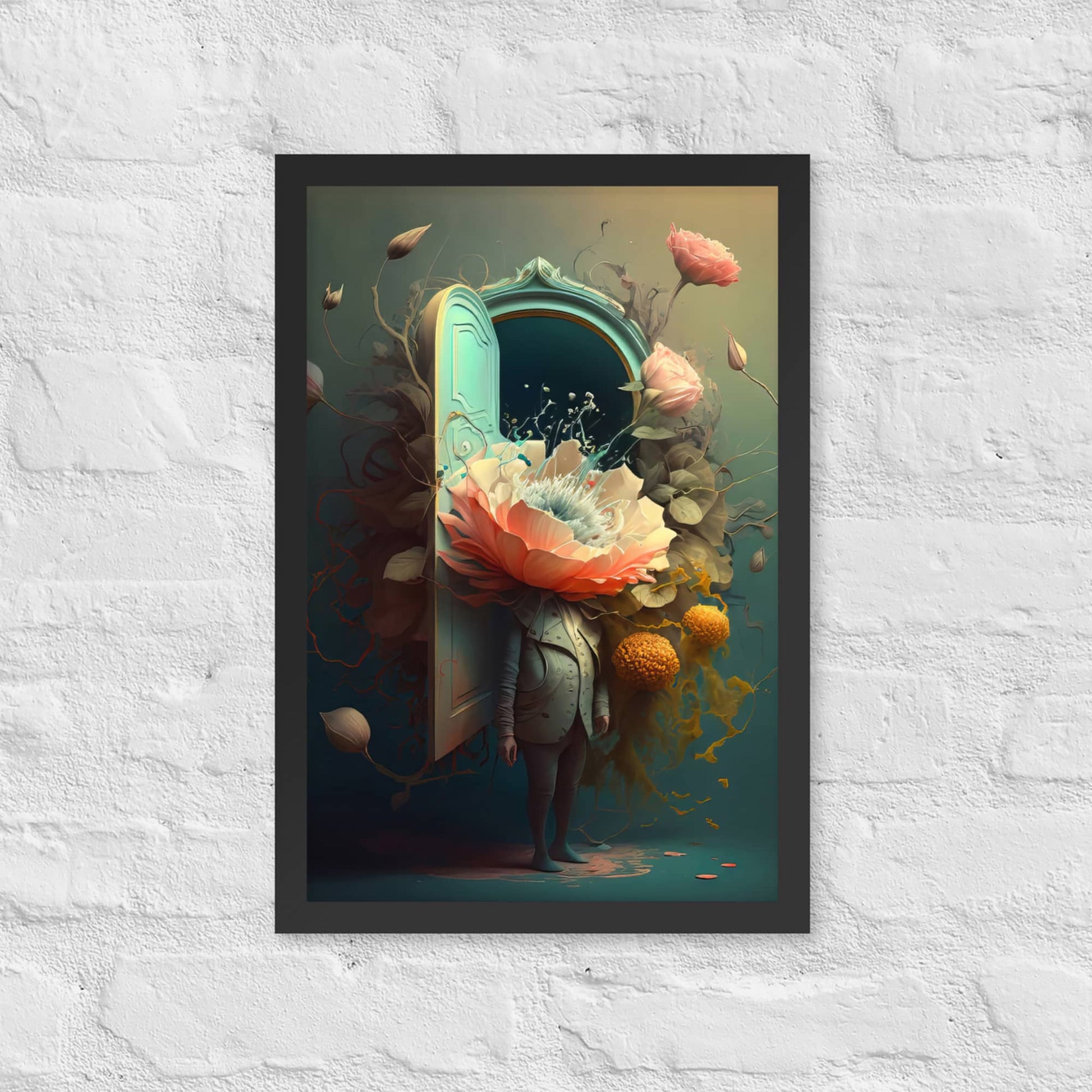 wall art room decor by surreal AI art