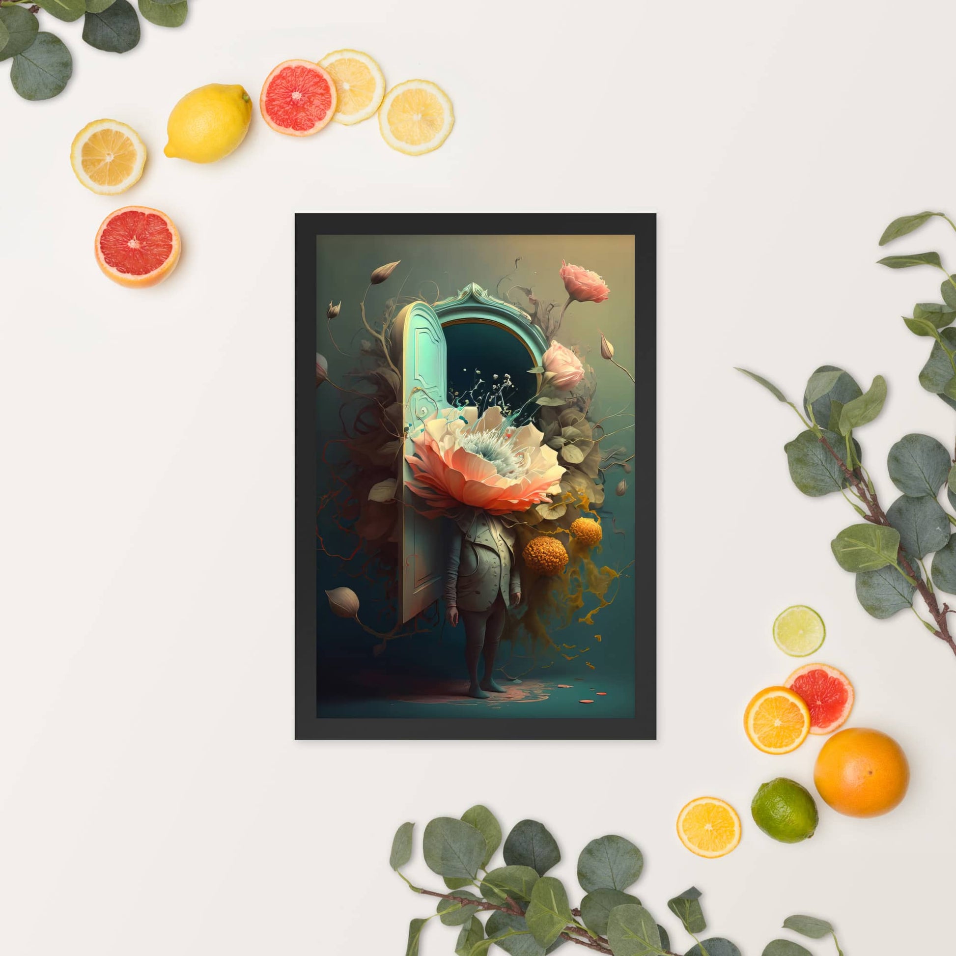 wall art room decor by surreal AI art