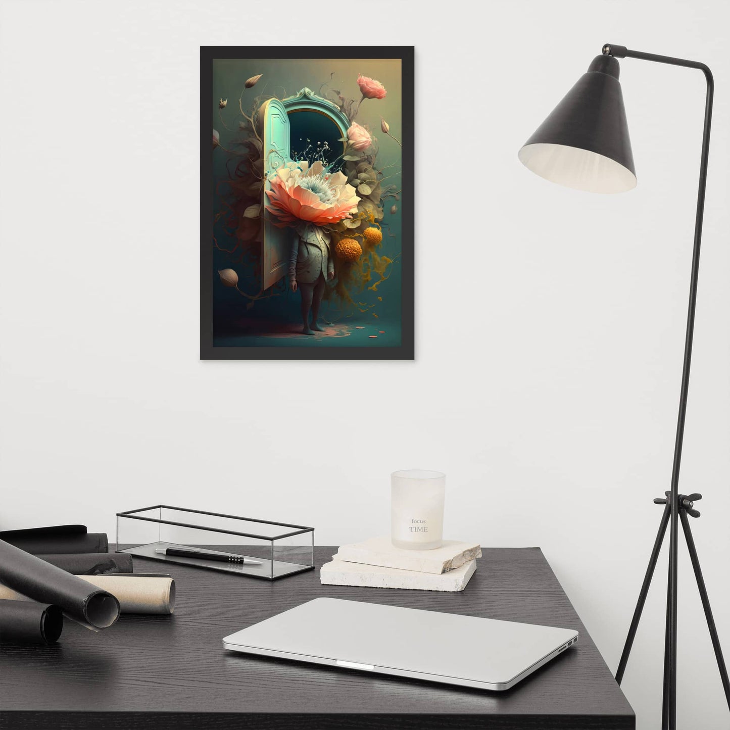wall art room decor by surreal AI art