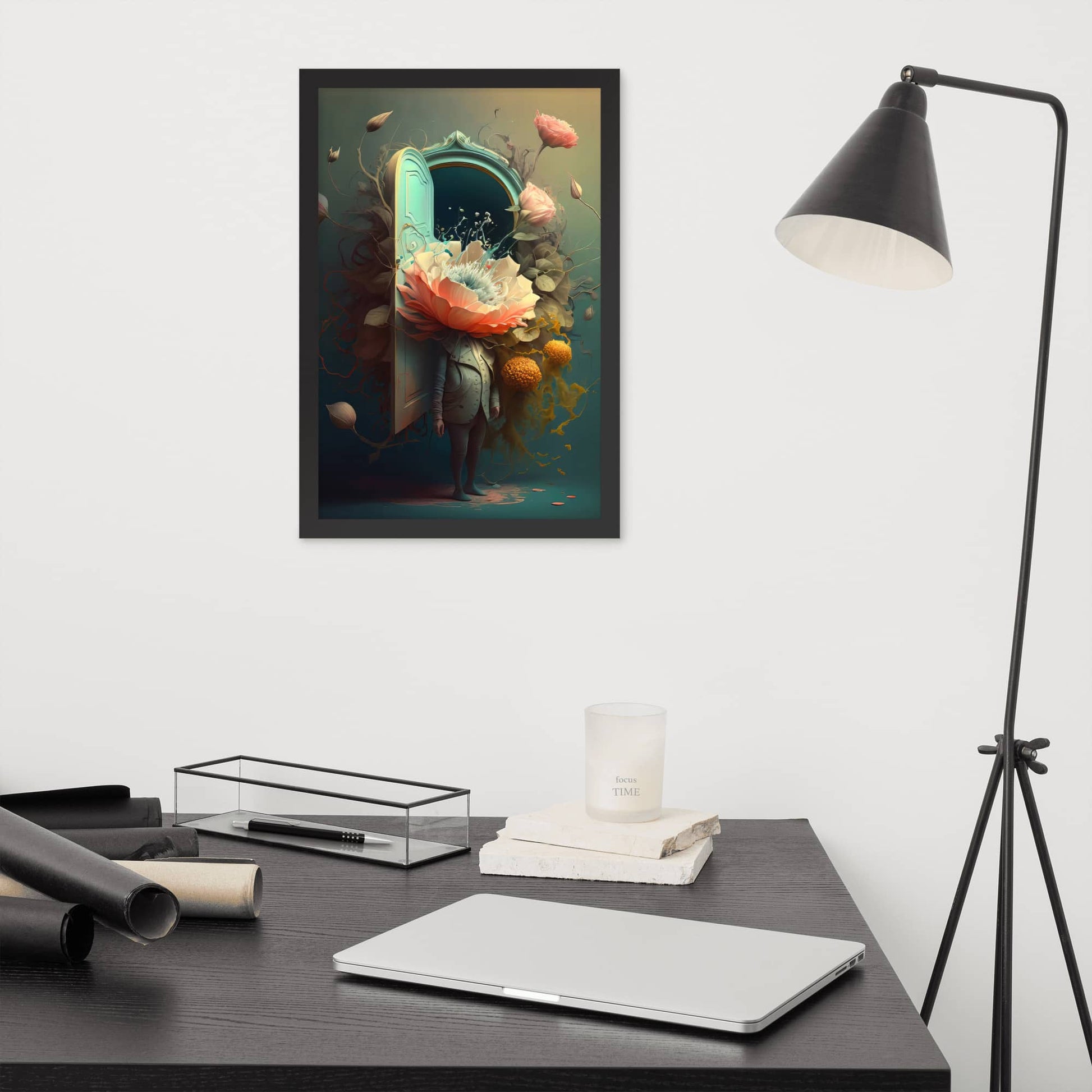 wall art room decor by surreal AI art