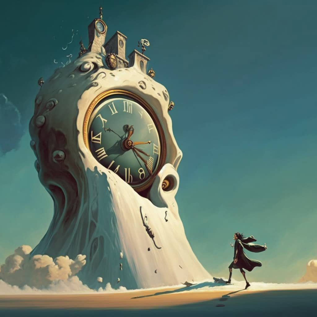 a Dali-style painting by Midjourney art