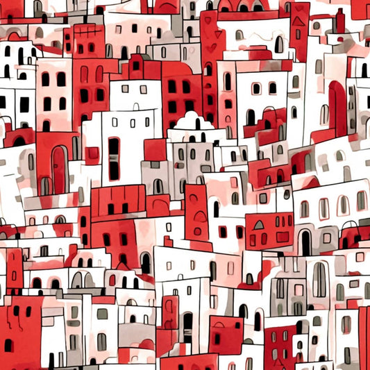 a pattern of red shade by Instagram Midjourney artist