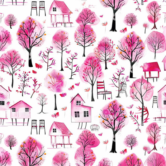 a pattern of pink shade by Instagram Midjourney artist