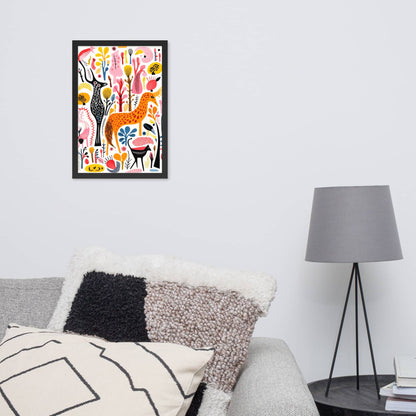 wall art room decor by colorful AI art