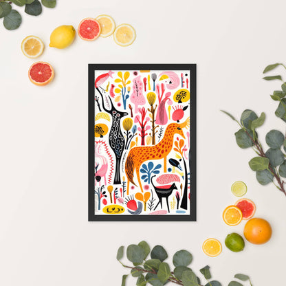 wall art room decor by colorful AI art