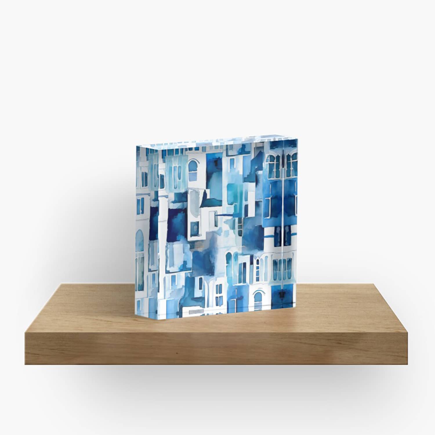 acrylic block desk decor by pattern AI art